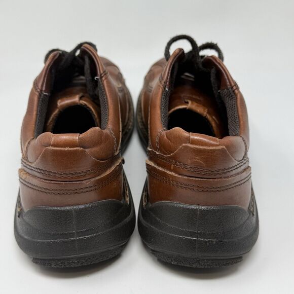 Ecco Light Shock Shoes Mens 7 - 7.5 EU 41 Brown Leather Lace Up Casual Business main image 6